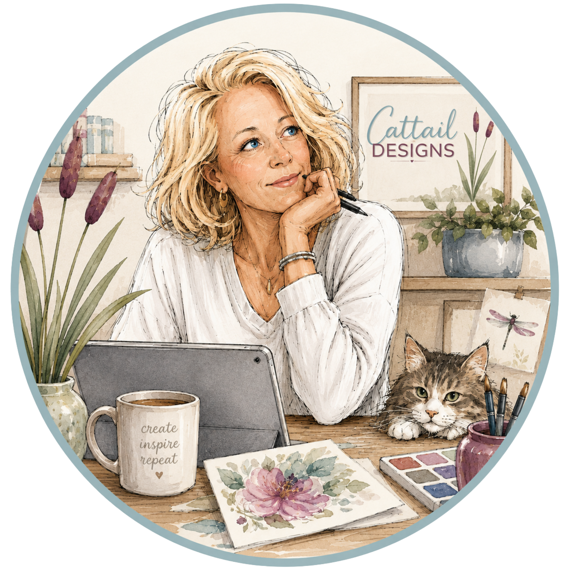 Cattail Designs CJ Davis Cattail Designs and Owner CJ